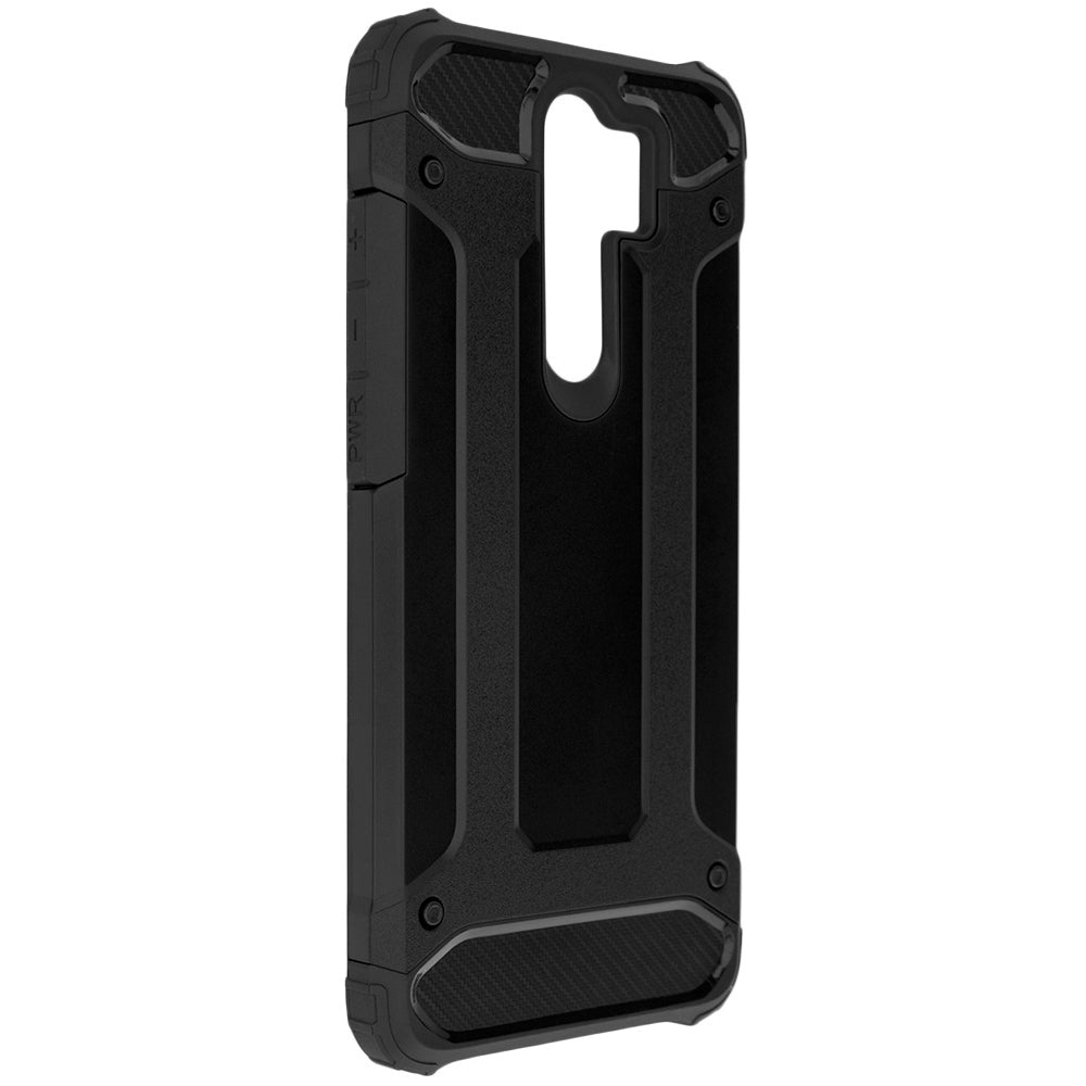 Funda para Xiaomi Redmi Note 8 Pro, Techsuit, Hybrid Armor, Negra