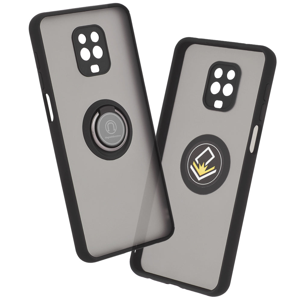 Funda para Xiaomi Redmi Note 9S / Note 9 Pro / Note 9 Pro Max, Techsuit, Glinth, Negra