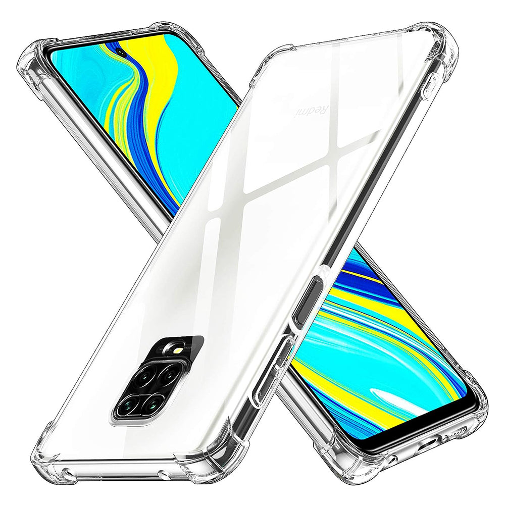 Funda para Xiaomi Redmi Note 9S / Note 9 Pro / Note 9 Pro Max, Techsuit, Transparente a prueba de golpes