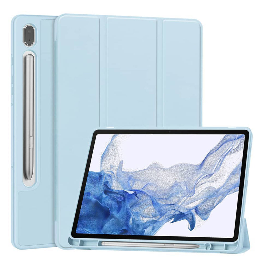 Funda para Xiaomi Redmi Pad 2, Techsuit, Flex Trifold, Azul