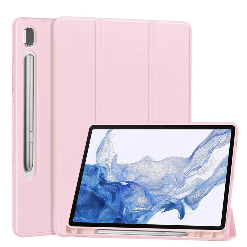 Funda para Xiaomi Redmi Pad 2, Techsuit, Flex Trifold, Rosa