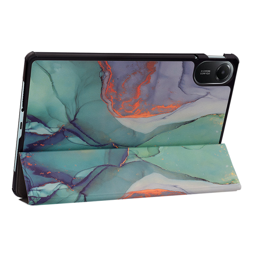 Funda para Xiaomi Redmi Pad 2, Techsuit, FoldPro Green Time, Multicolor