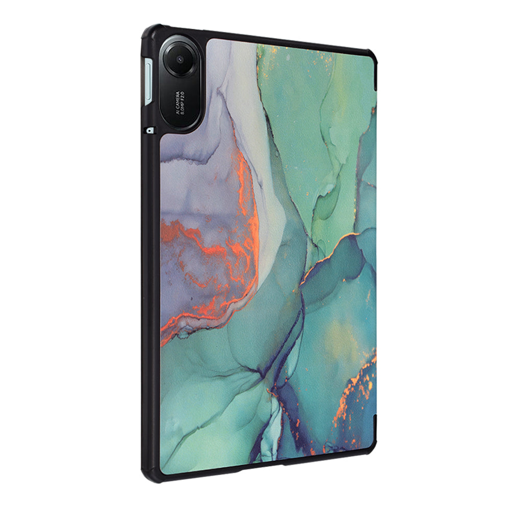 Funda para Xiaomi Redmi Pad 2, Techsuit, FoldPro Green Time, Multicolor