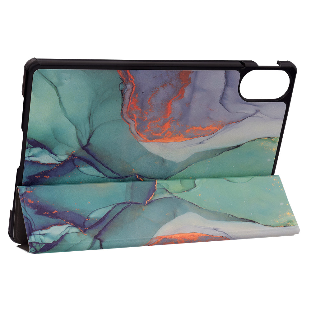 Funda para Xiaomi Redmi Pad 2, Techsuit, FoldPro Green Time, Multicolor