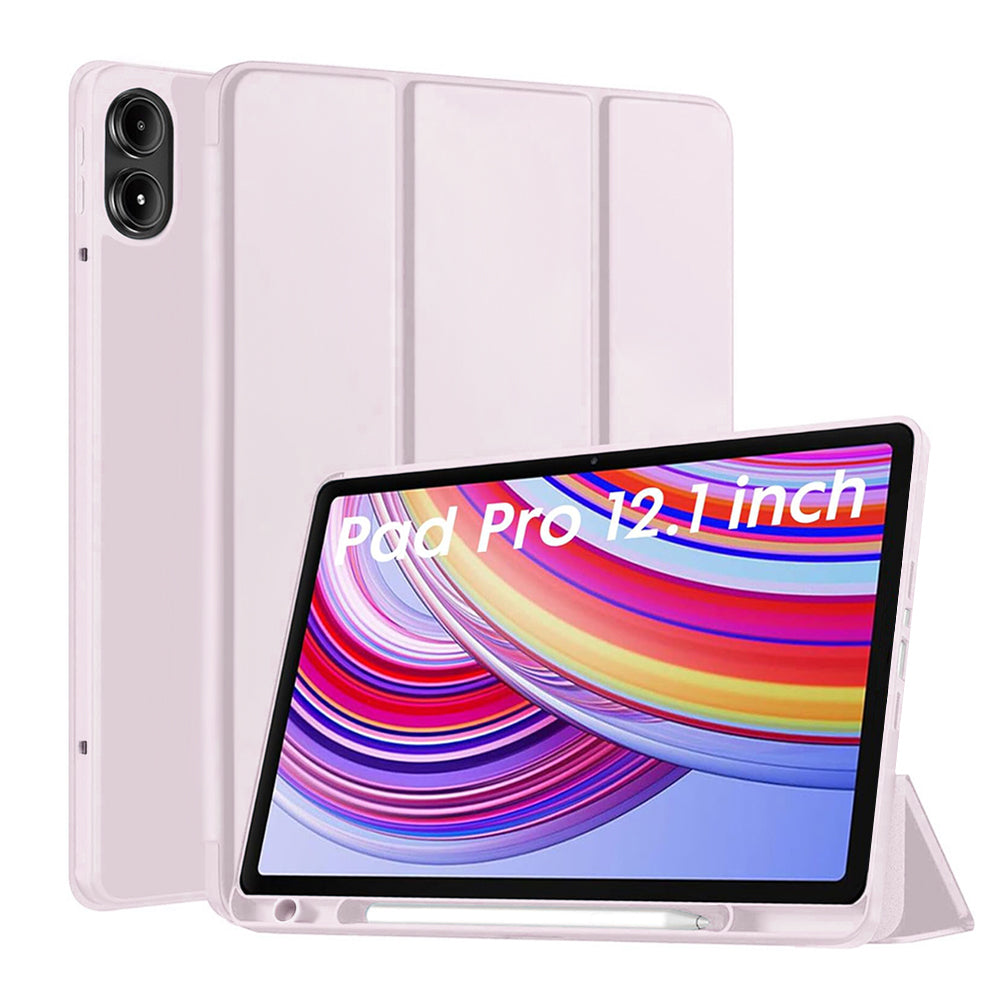 Funda para Xiaomi Redmi Pad Pro / Pad / Pad Pro 5G, Techsuit, Flex Trifold, Rosa