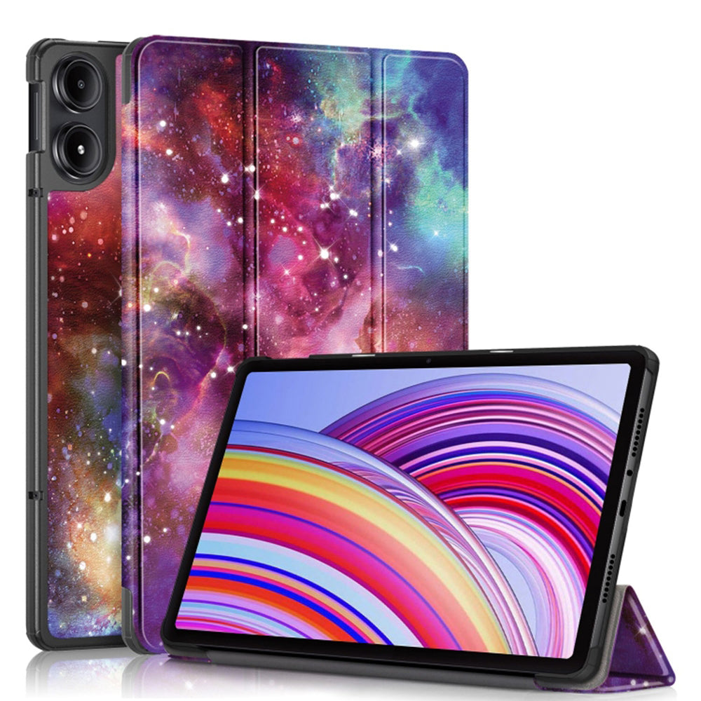 Funda para Xiaomi Redmi Pad Pro / Pad / Pad Pro 5G, Techsuit, FoldPro Galaxy, Multicolor