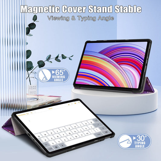 Funda para Xiaomi Redmi Pad Pro / Pad / Pad Pro 5G, Techsuit, FoldPro Galaxy, Multicolor