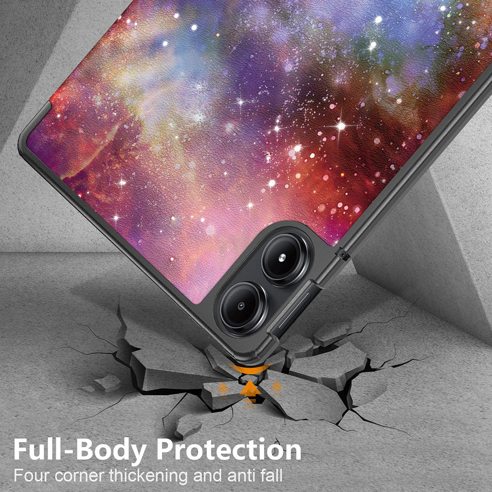 Funda para Xiaomi Redmi Pad Pro / Pad / Pad Pro 5G, Techsuit, FoldPro Galaxy, Multicolor