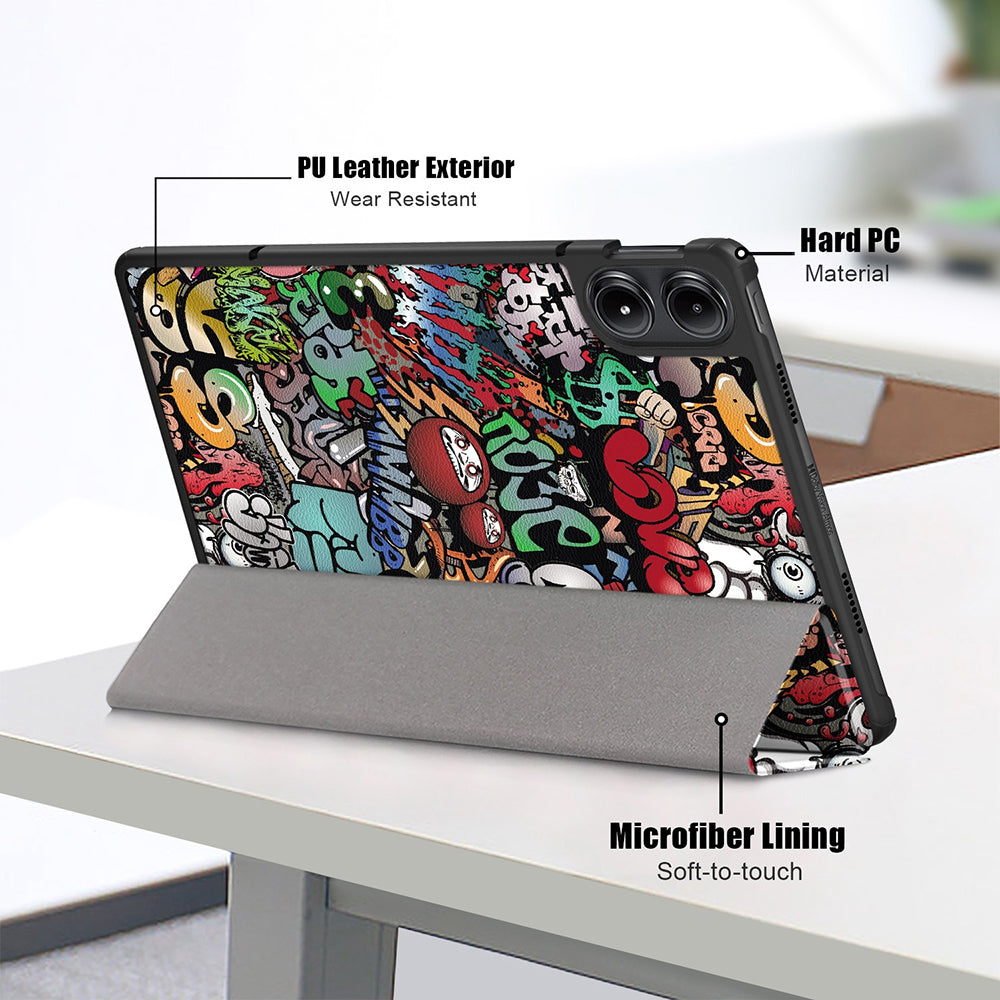Funda para Xiaomi Redmi Pad Pro / Pad / Pad Pro 5G, Techsuit, FoldPro Urban Vibe, Multicolor