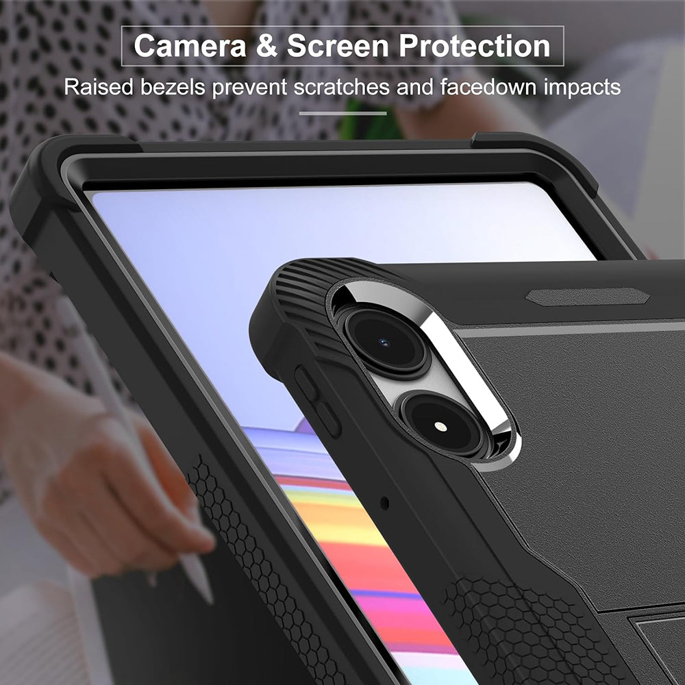 Funda para Xiaomi Redmi Pad Pro / Pro 5G / Poco Pad, Techsuit, Rugged TabShell, Negra
