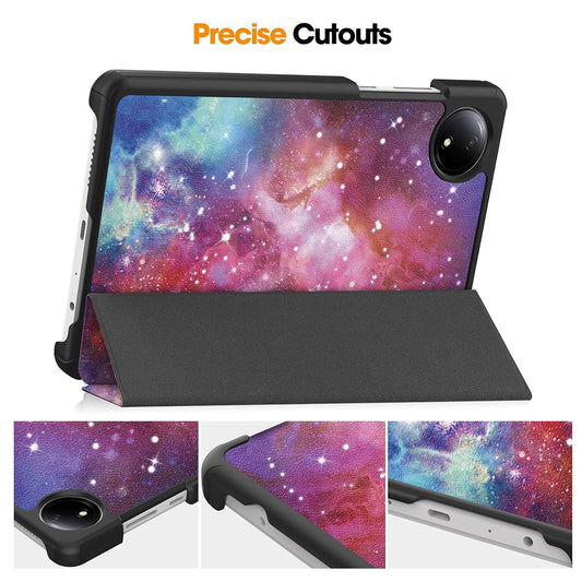 Funda para Xiaomi Redmi Pad SE 8.7, Techsuit, FoldPro Galaxy, Multicolor