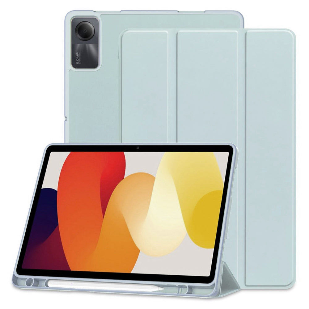 Funda para Xiaomi Redmi Pad SE, Techsuit, Flex Trifold, Azul