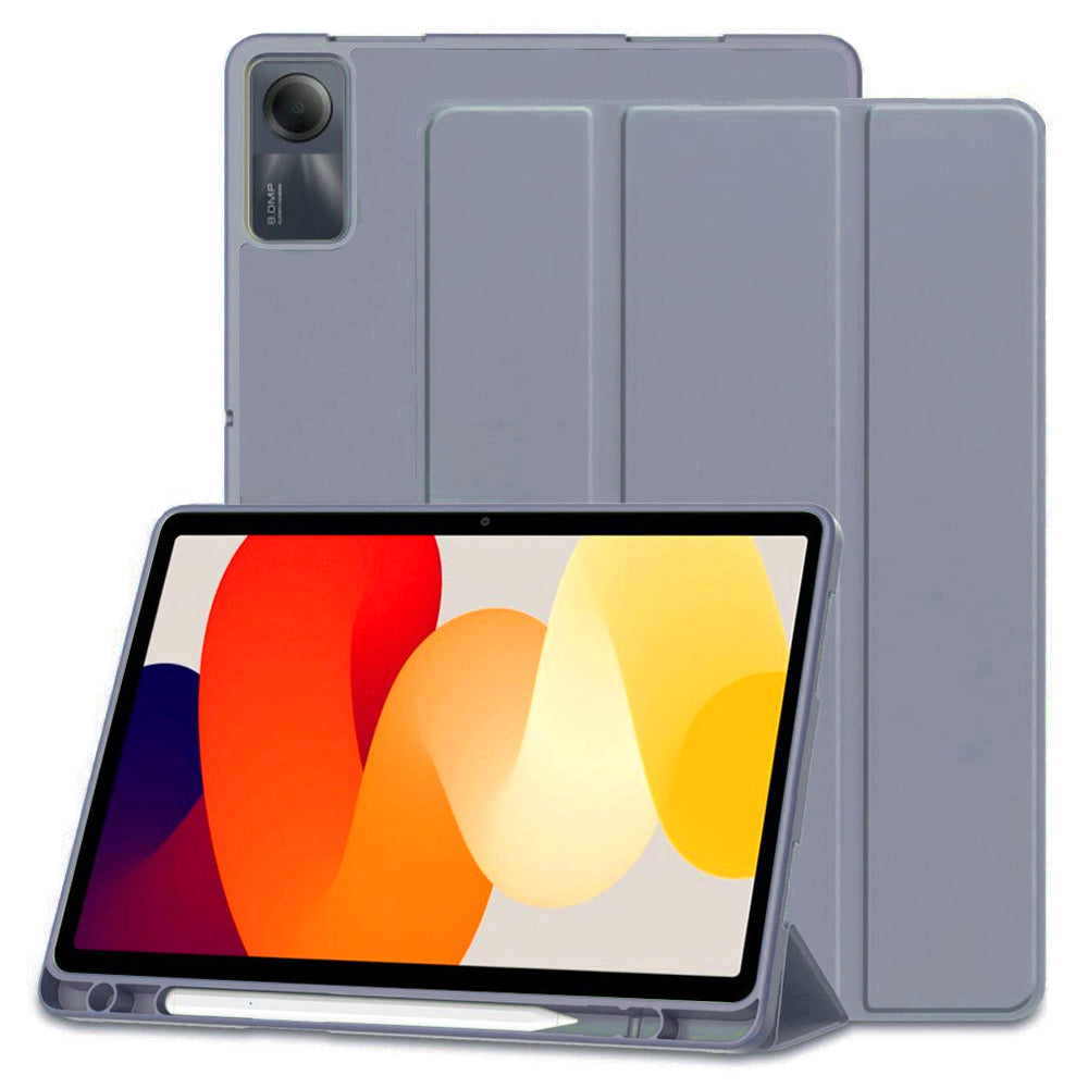 Funda para Xiaomi Redmi Pad SE, Techsuit, Flex Trifold, Morado