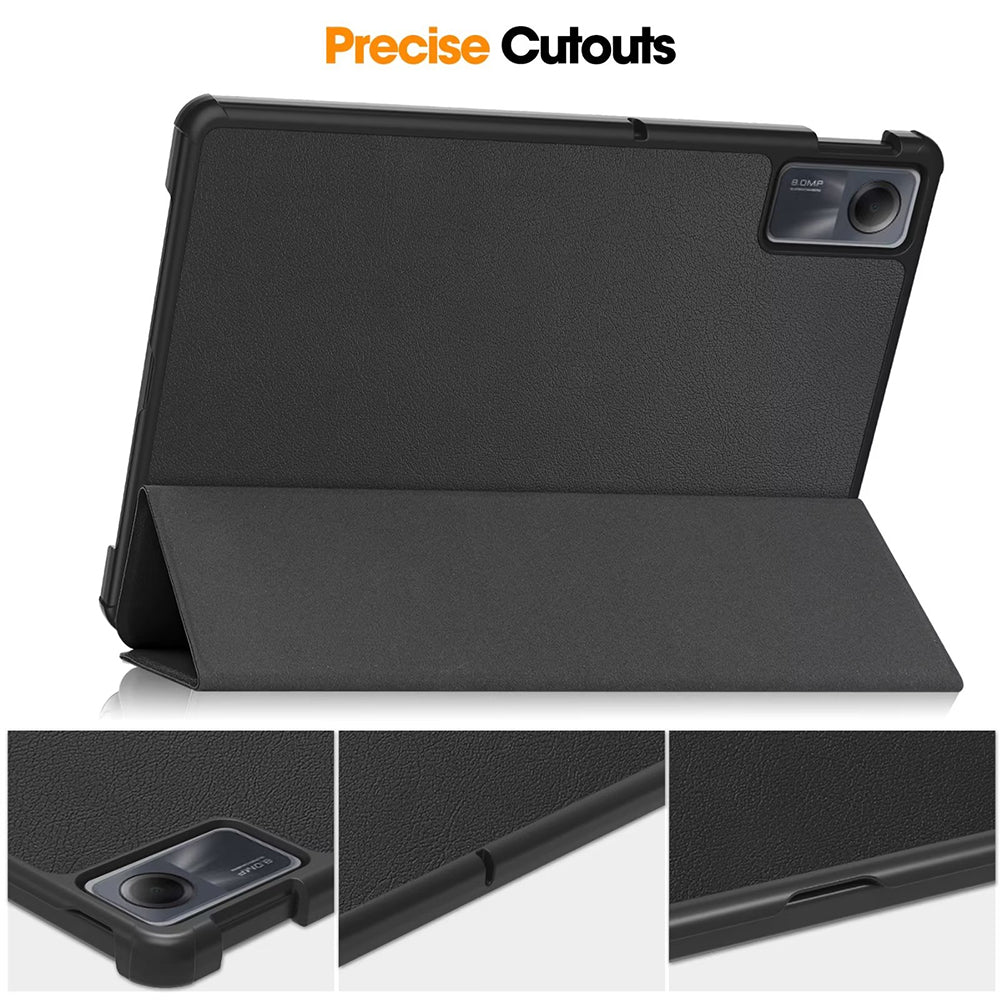 Funda para Xiaomi Redmi Pad SE, Techsuit, FoldPro, Negra