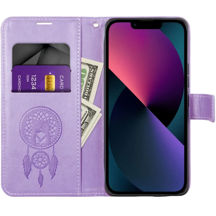 Funda para Samsung Galaxy A22 5G A226, OEM, MEZZO Dream Catcher, Morado