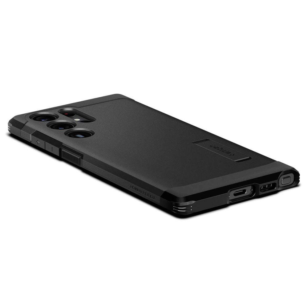 Funda para Samsung Galaxy S23 Ultra S918, Spigen, Tough Armor, Negra ACS05623