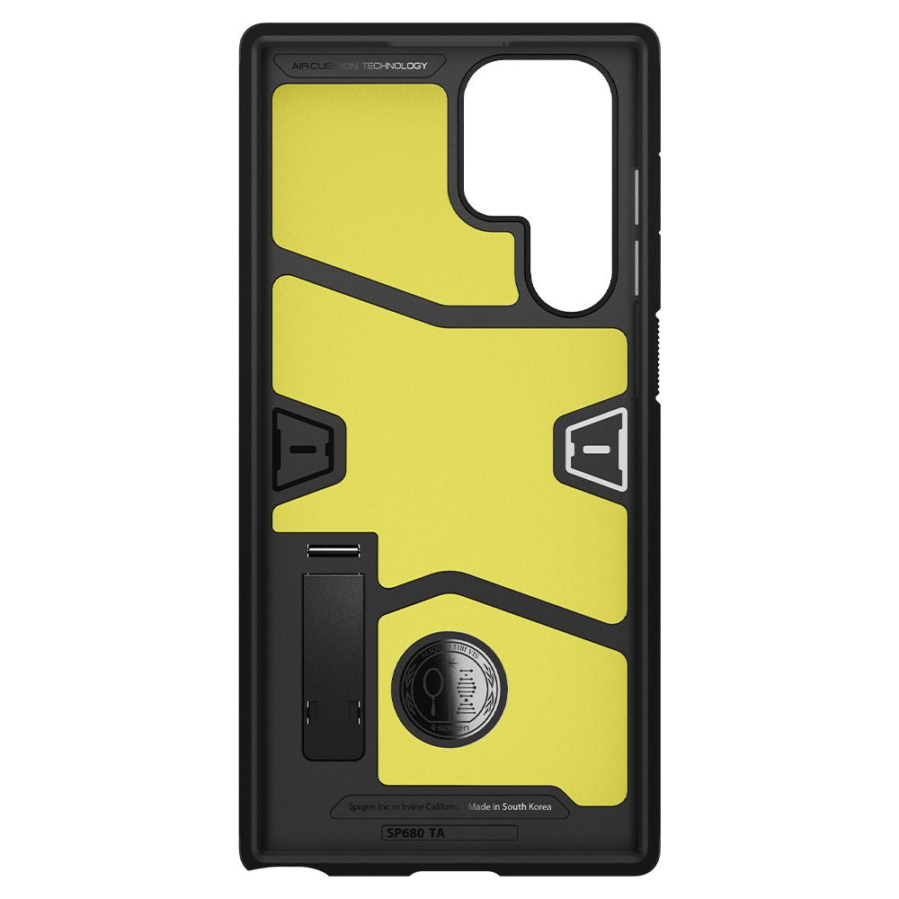 Funda para Samsung Galaxy S22 Ultra 5G S908, Spigen, Tough Armor, Negra ACS03923