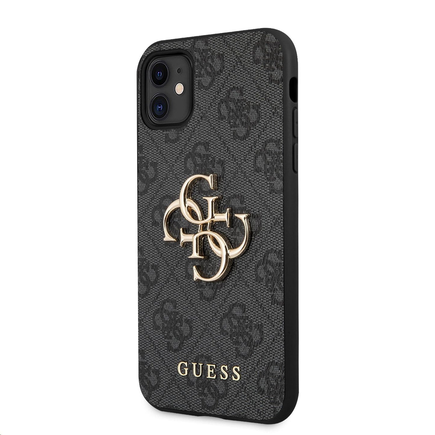 Funda para Apple iPhone 11, Guess, 4G Metal Logo, Gris