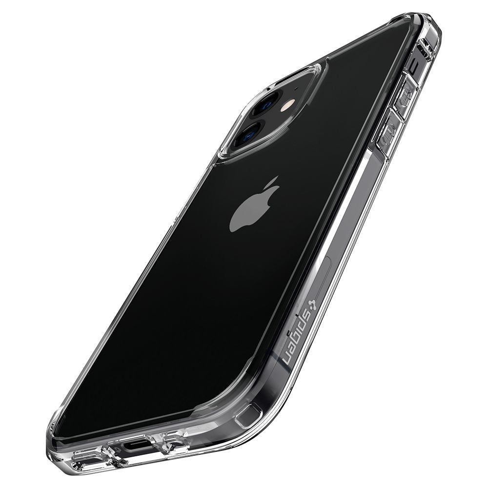 Funda para Apple iPhone 12 / 12 Pro, Spigen, Ultra Hybrid, Transparente ACS01702