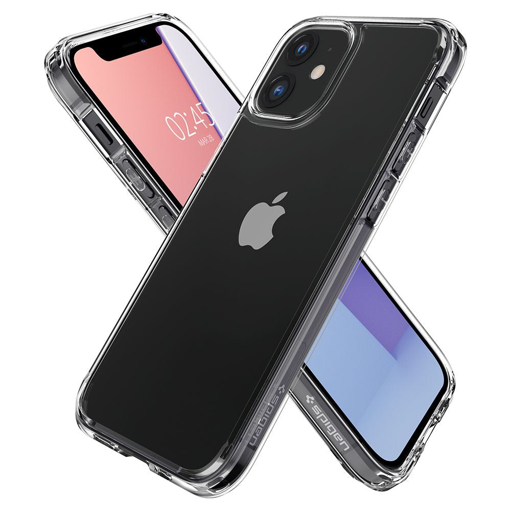 Funda para Apple iPhone 12 / 12 Pro, Spigen, Ultra Hybrid, Transparente ACS01702