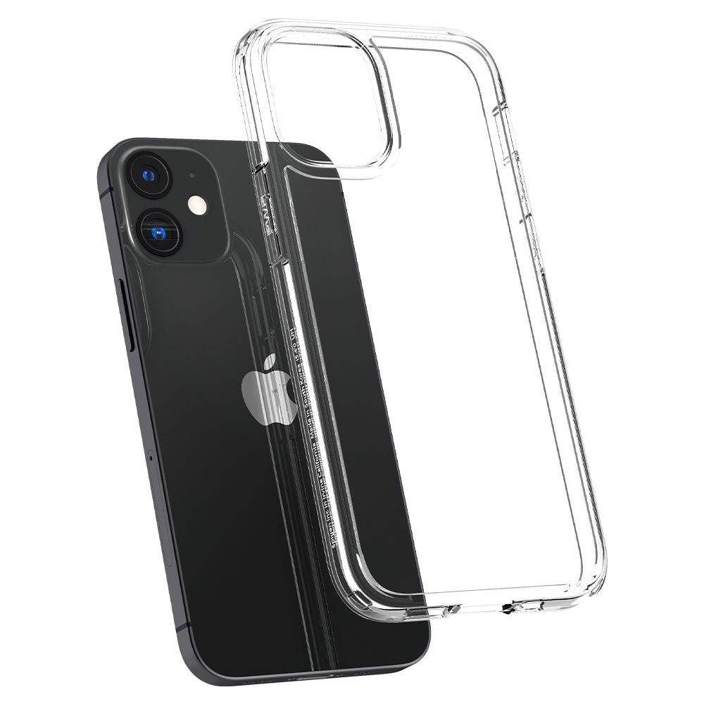 Funda para Apple iPhone 12 / 12 Pro, Spigen, Ultra Hybrid, Transparente ACS01702