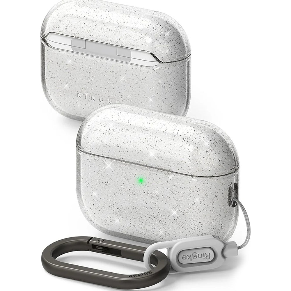 Funda Ringke Air Glitter para Apple AirPods Pro 3, Transparente