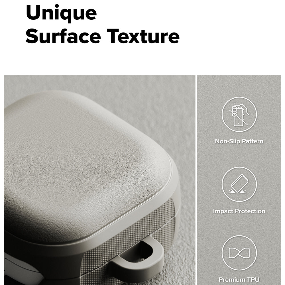 Funda Ringke Onyx Magnética para Samsung Galaxy Buds4 / Buds4 Pro, Gris