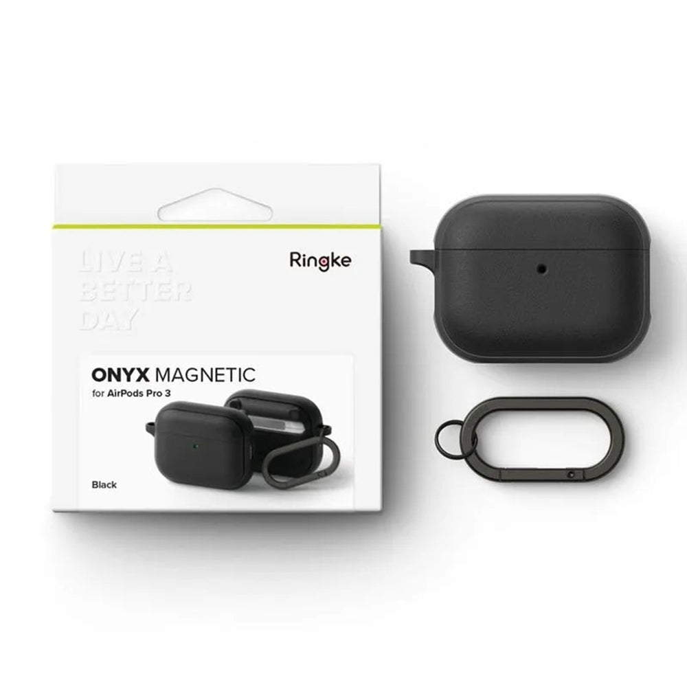Ringke Onyx Magnetic Case for Apple AirPods Pro 3, Black