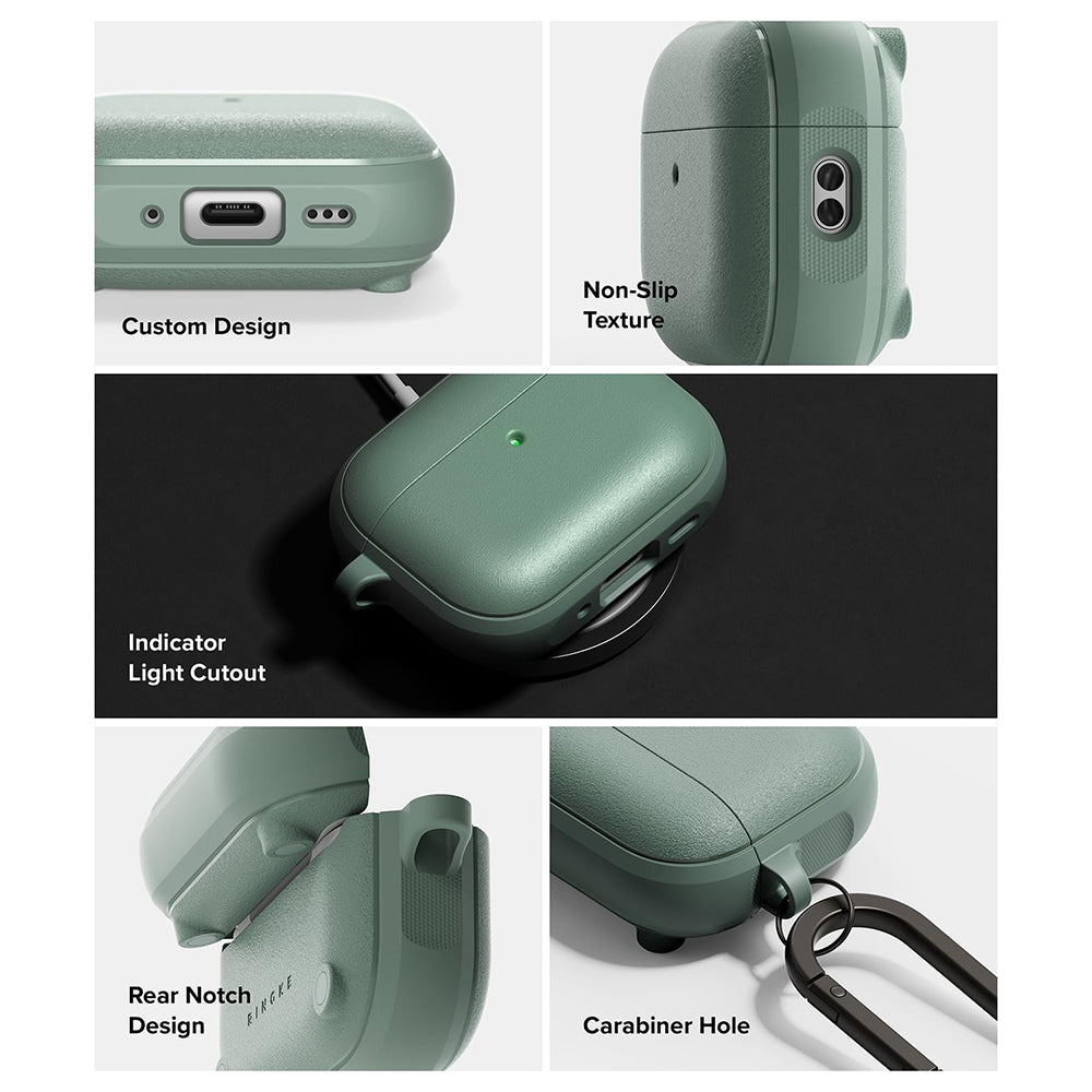 Funda Ringke Onyx Magnética para Apple AirPods Pro 3, Verde