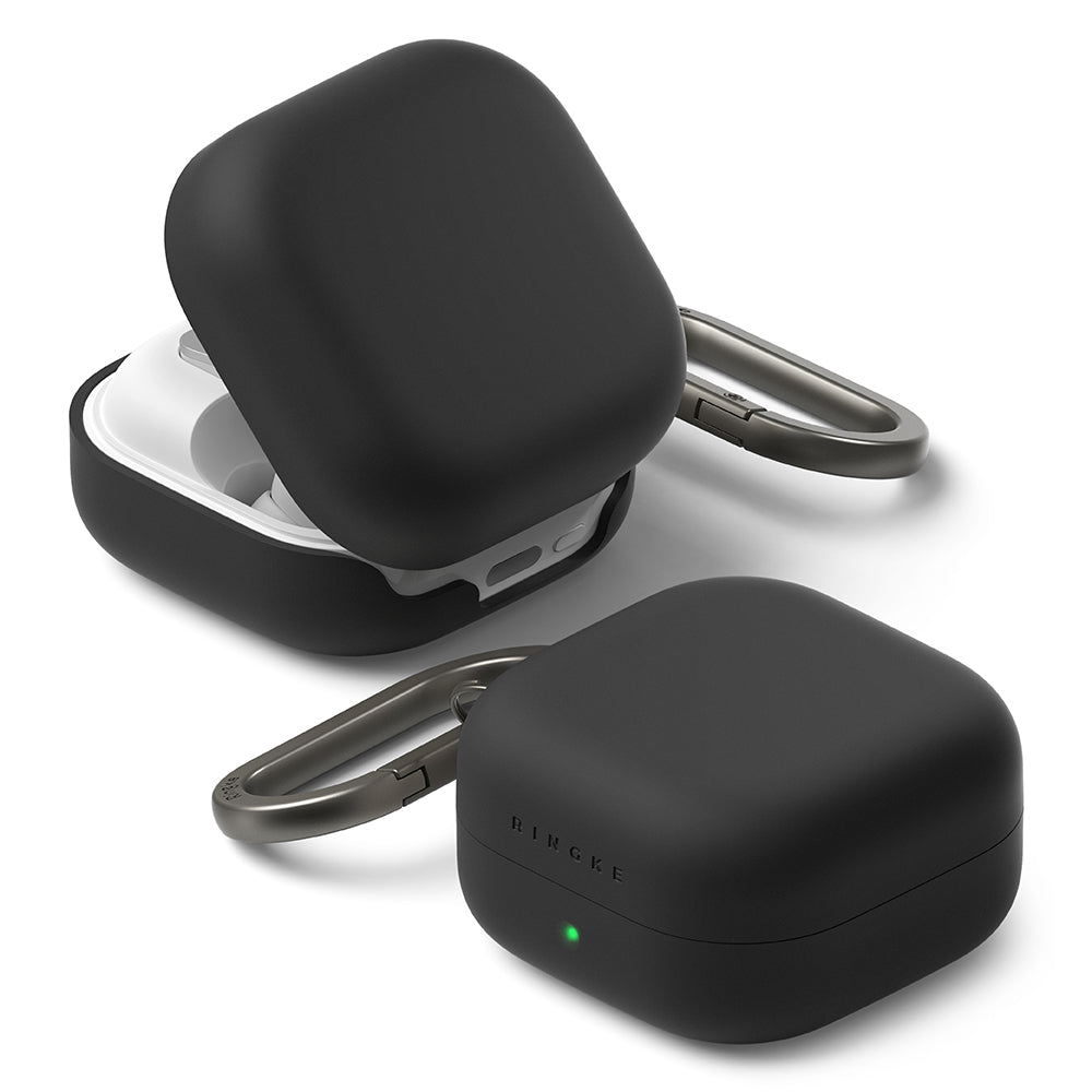 Funda Ringke para Samsung Galaxy Buds4 / Buds4 Pro, Negra