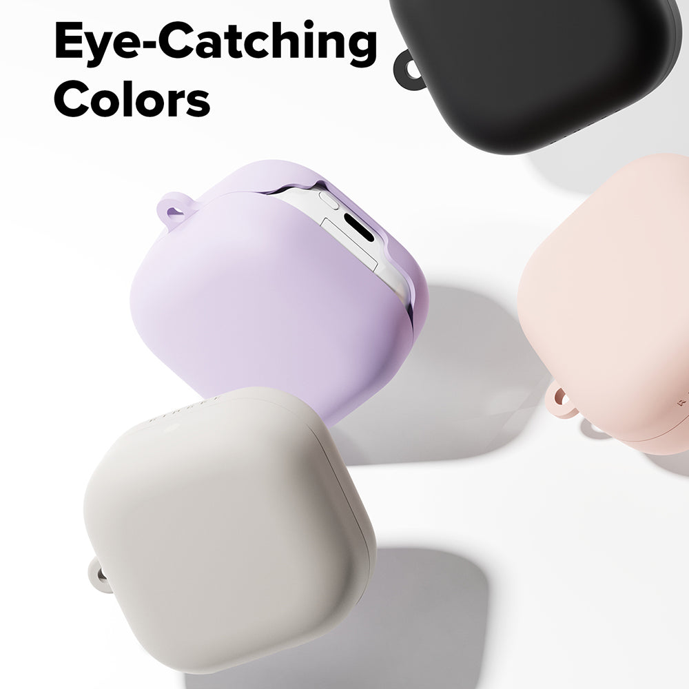 Funda Ringke para Samsung Galaxy Buds4 / Buds4 Pro, Negra