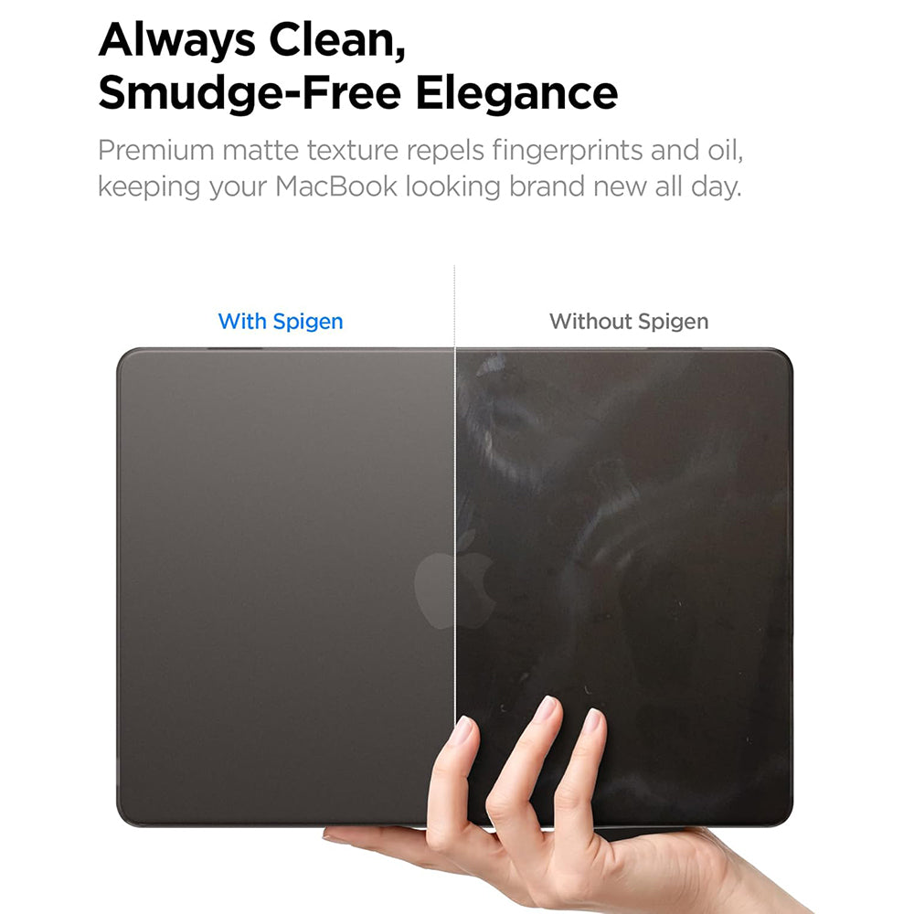 Funda Spigen Airskin para Apple MacBook Air 13 pulgadas (2026) / (2025) / (2024) / (2022), Negra Satinada ACS11531