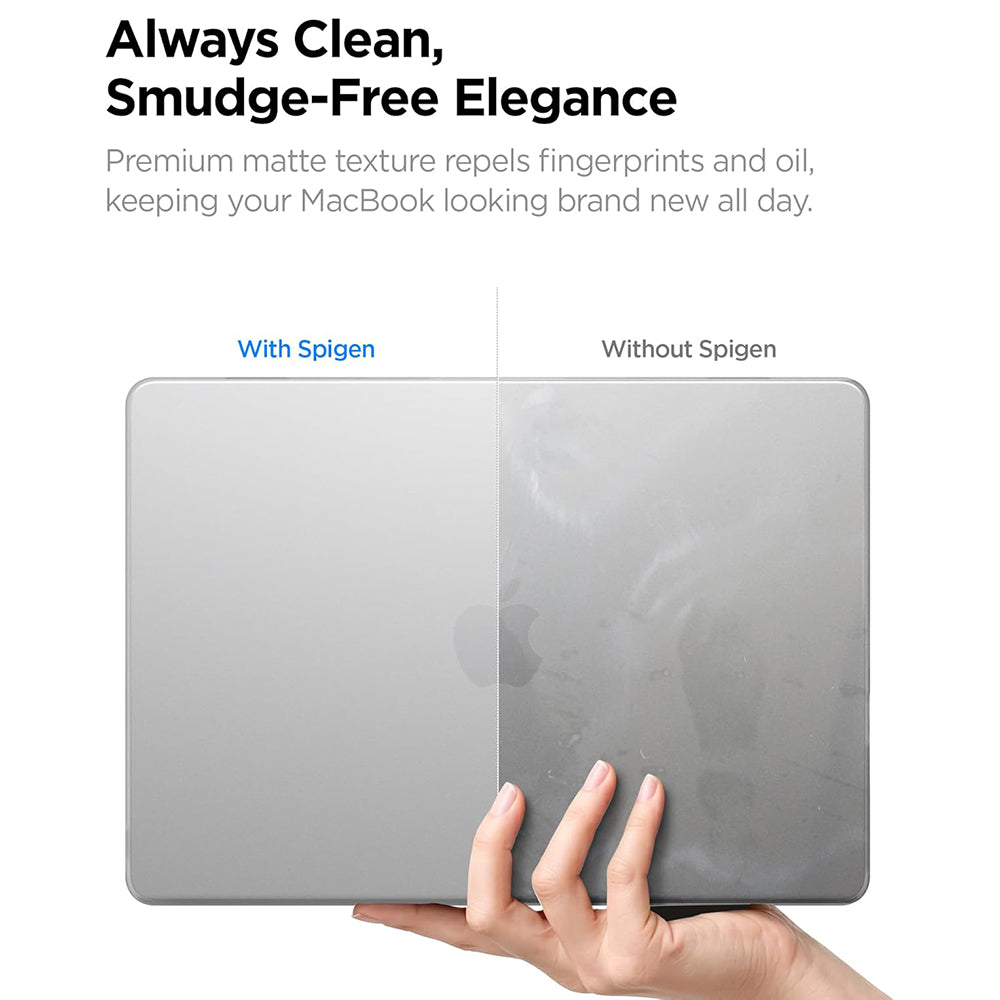 Funda Spigen Airskin para Apple MacBook Air 13 pulgadas (2026) / (2025) / (2024) / (2022), Transparente Satinada ACS11530
