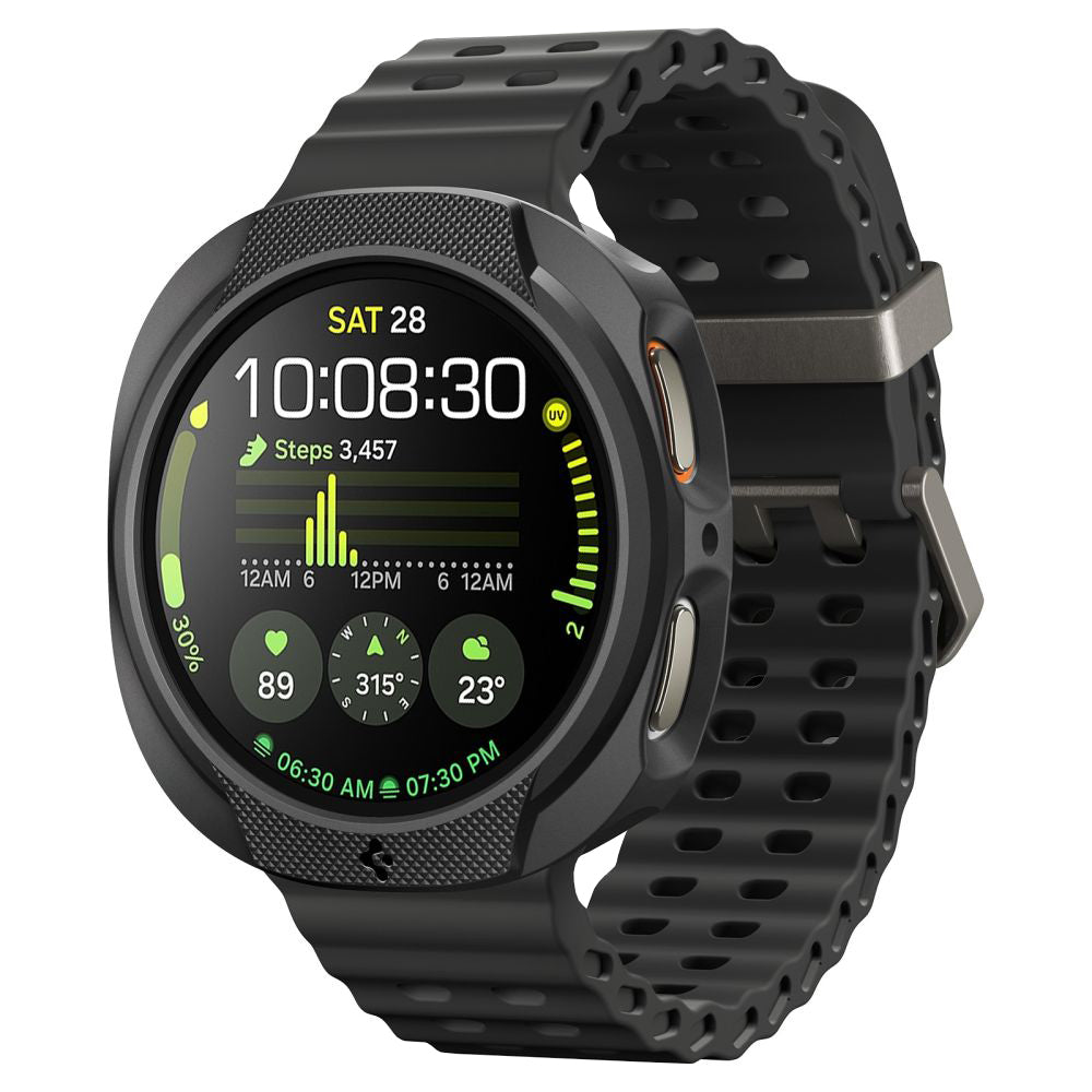 Funda Spigen Liquid Air para Samsung Galaxy Watch8 40mm, Negra Mate ACS09840