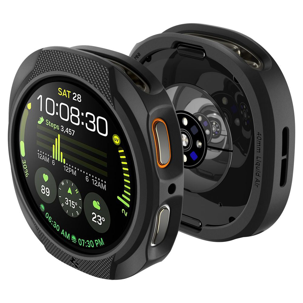 Funda Spigen Liquid Air para Samsung Galaxy Watch8 40mm, Negra Mate ACS09840