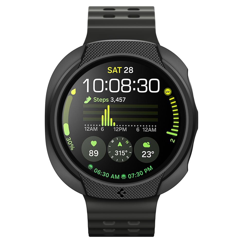 Funda Spigen Liquid Air para Samsung Galaxy Watch8 40mm, Negra Mate ACS09840