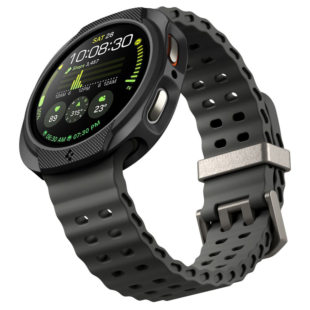 Funda Spigen Liquid Air para Samsung Galaxy Watch8 40mm, Negra Mate ACS09840
