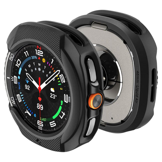 Funda Spigen Liquid Air para Samsung Galaxy Watch8 Classic, Negra Mate ACS09841