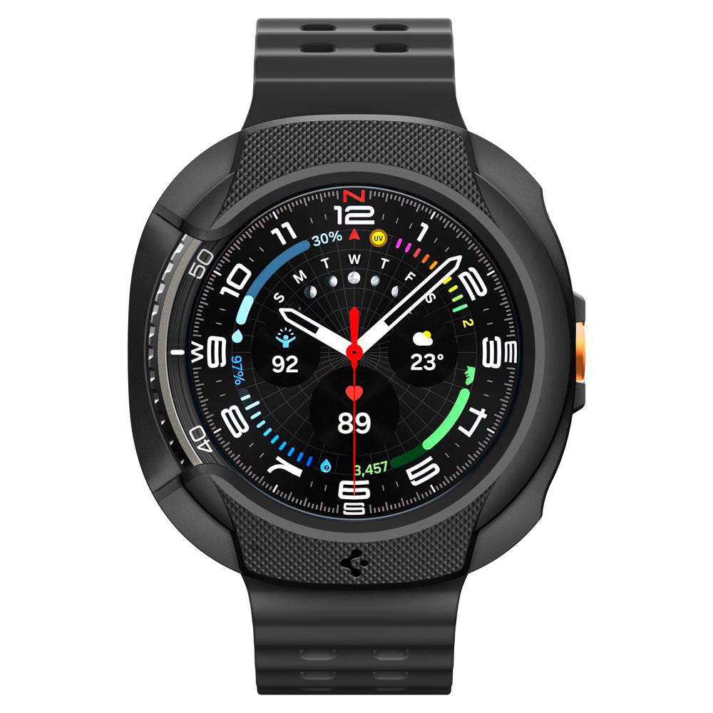 Funda Spigen Liquid Air para Samsung Galaxy Watch8 Classic, Negra Mate ACS09841