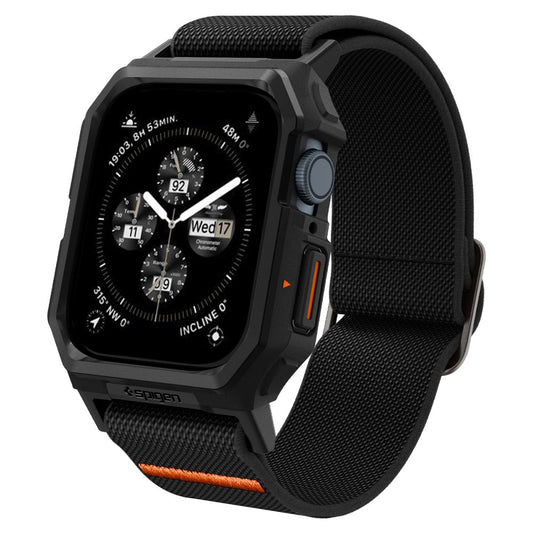 Funda Spigen Lite Fit Pro para Apple Watch 44mm Series, Negra Mate ACS07103
