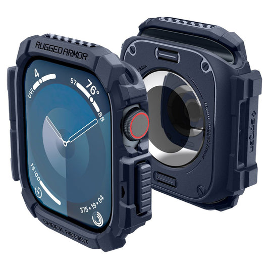 Funda Spigen Rugged Armor para Apple Watch Series 10 / 11 46mm, Azul Marino ACS08599