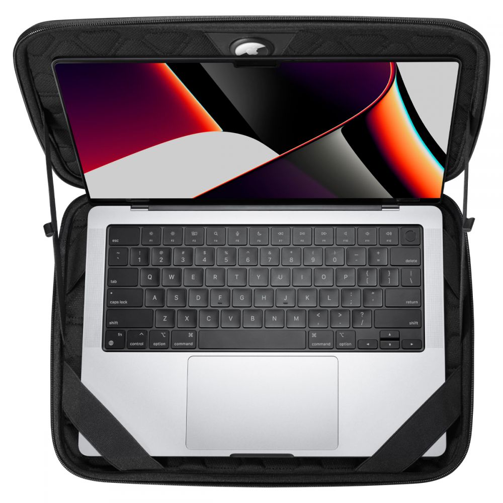 Funda Spigen Rugged Armor para Laptop 13 pulgadas - 14 pulgadas, Negra AFA04270