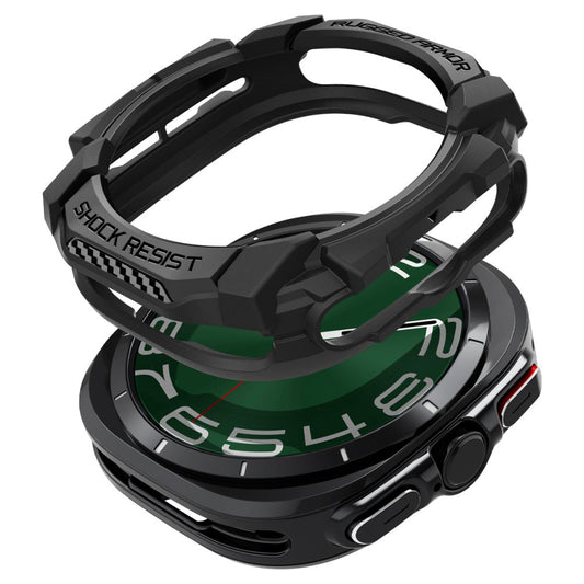 Funda Spigen Rugged Armor para Samsung Galaxy Watch Ultra, Negra