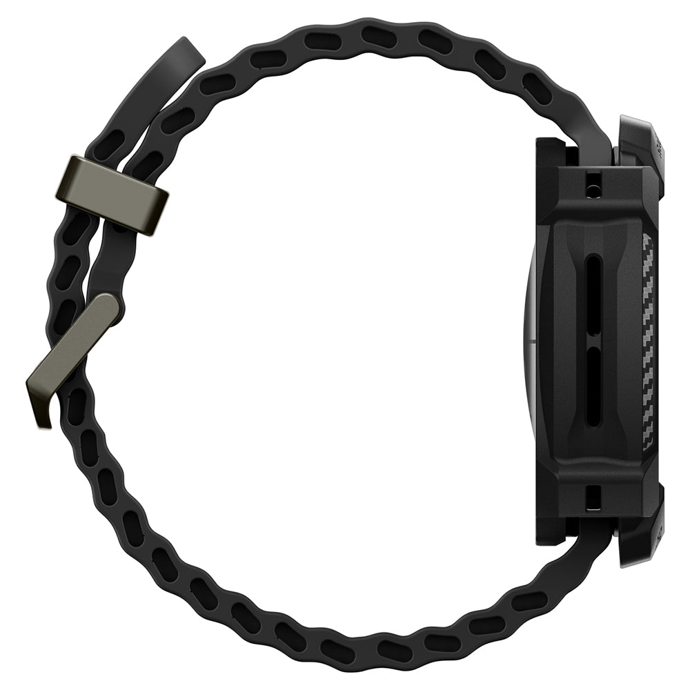 Funda Spigen Rugged Armor para Samsung Galaxy Watch Ultra2, Negra Mate ACS11611