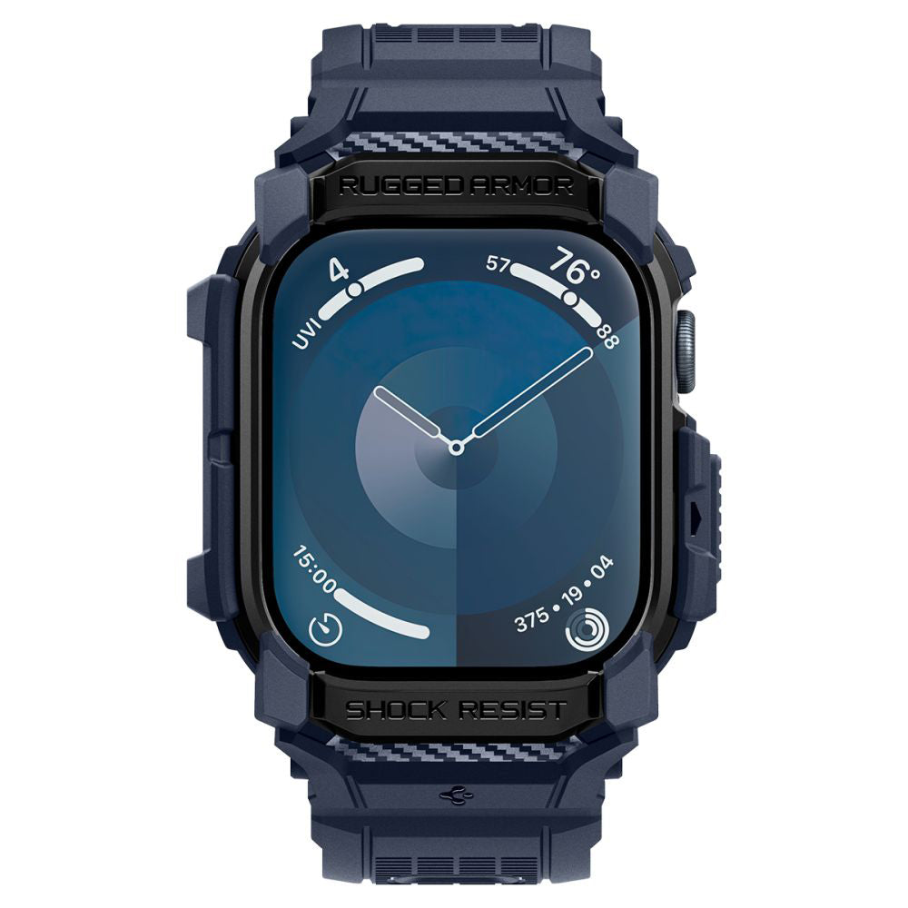 Funda Spigen Rugged Armor Pro para Apple Watch Series 10 / 11 46mm, Azul Marino