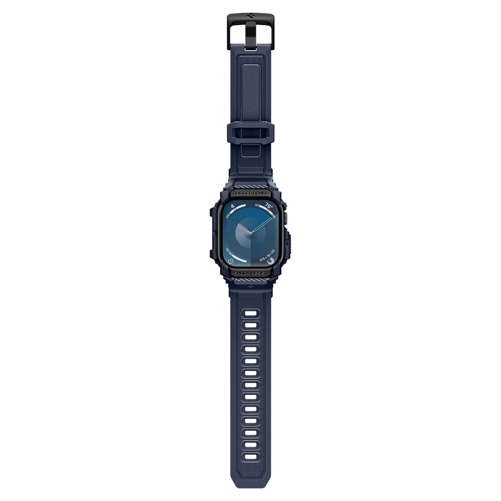 Funda Spigen Rugged Armor Pro para Apple Watch Series 10 / 11 46mm, Azul Marino