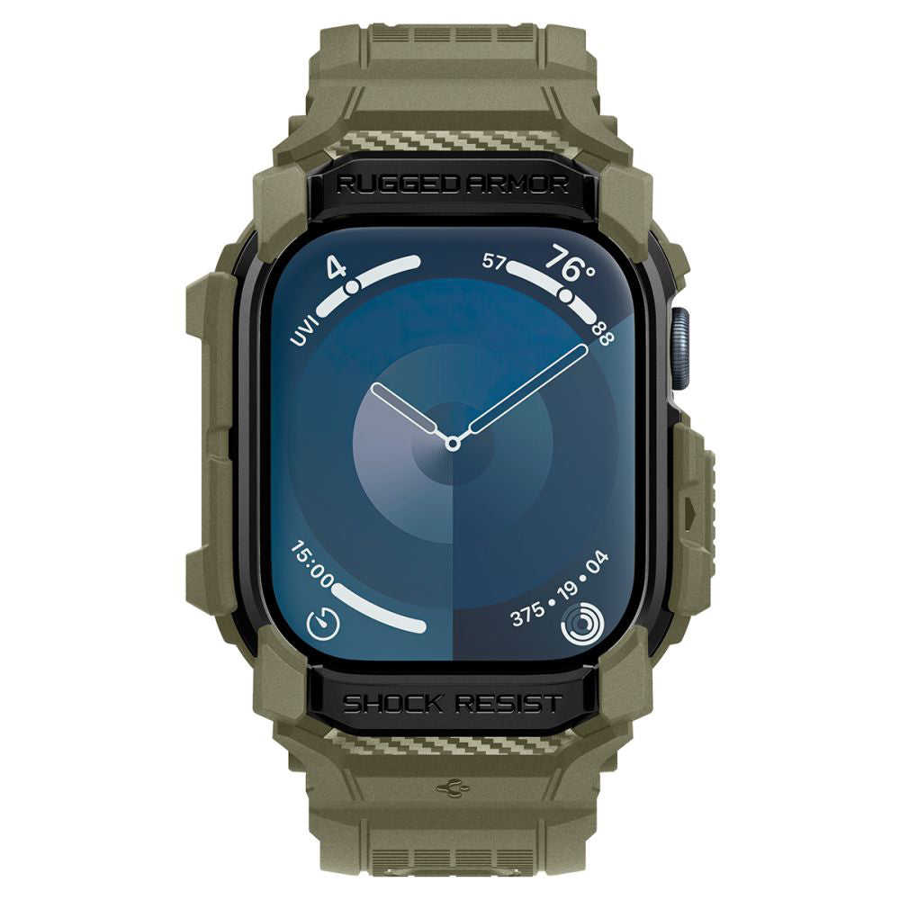 Funda Spigen Rugged Armor Pro para Apple Watch Series 10 46mm, Kaki ACS08608