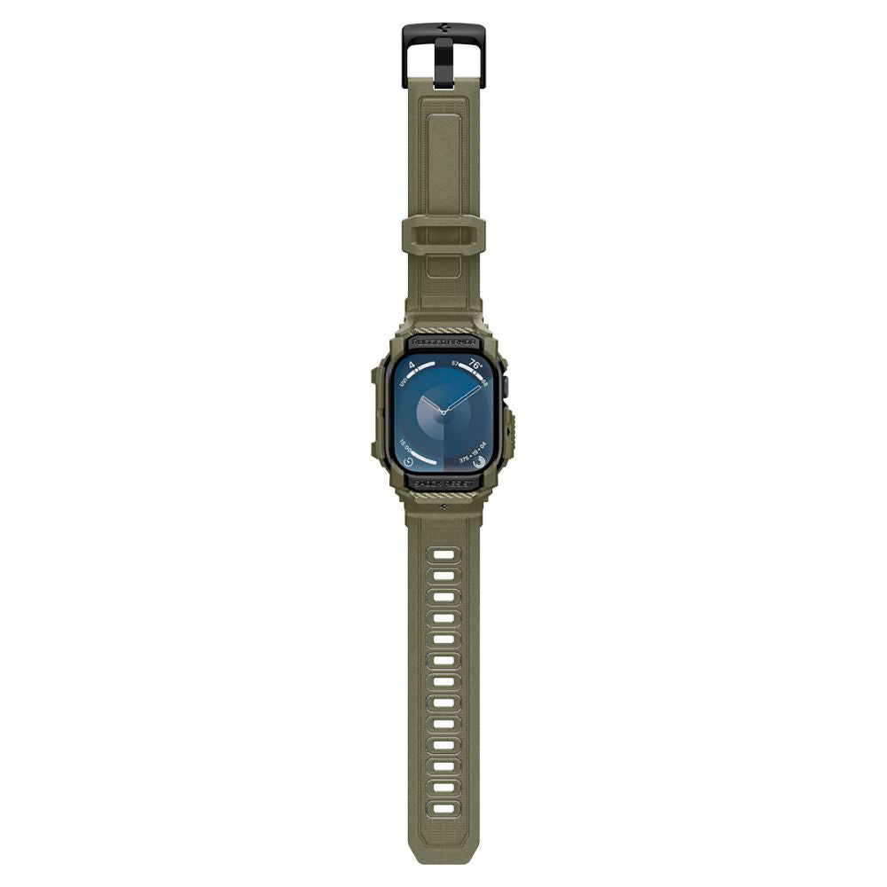 Funda Spigen Rugged Armor Pro para Apple Watch Series 10 46mm, Kaki ACS08608