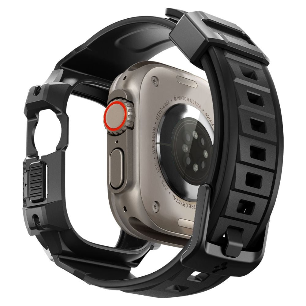 Funda Spigen Rugged Armor Pro para Apple Watch Ultra Series, Negra