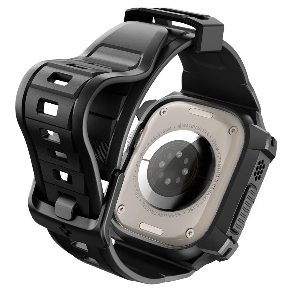 Funda Spigen Rugged Armor Pro para Apple Watch Ultra Series, Negra